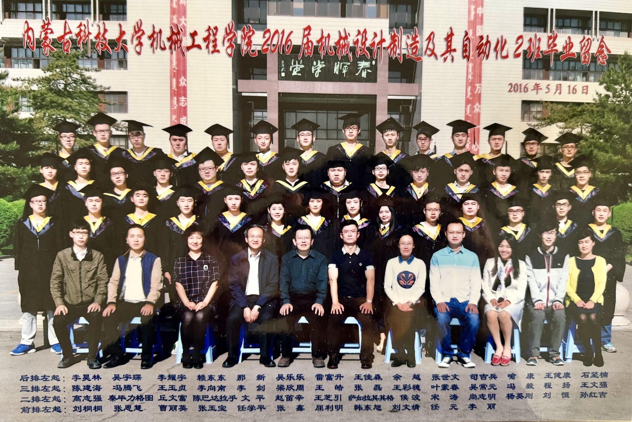 机械工程学院2016届机械设计制造及其自动化2班