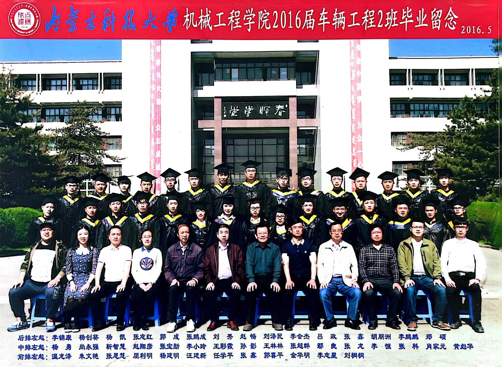 机械工程学院2016届车辆工程2班