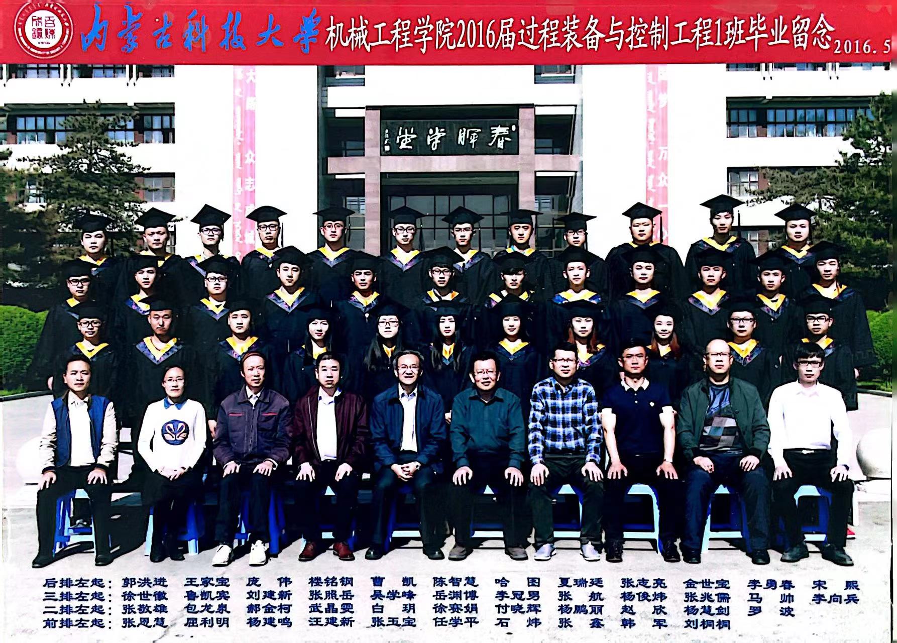 机械工程学院2016届过程装备与控制工程1班